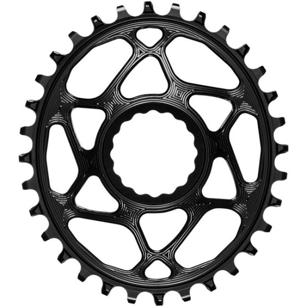 AbsoluteBlack RaceFace ovāls zobrats | 6mm nobīde | DM | 1x12/11/10 ātrumu | Black