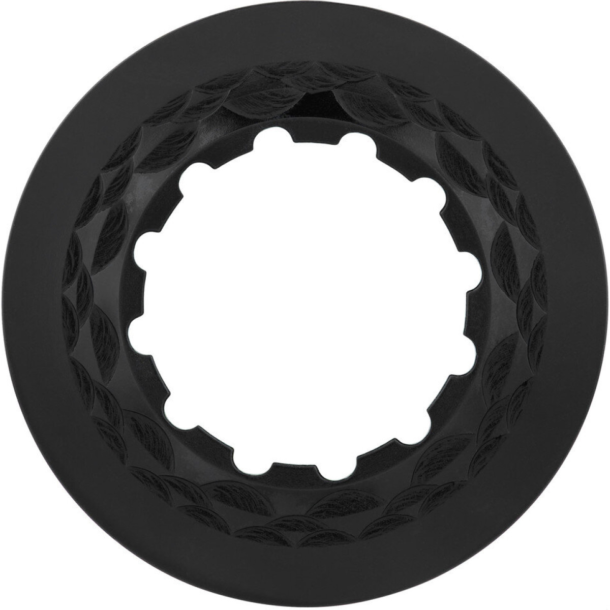AbsoluteBlack Ultimate Center-Lock Ring | 12 mm Thru-Axle | Melns