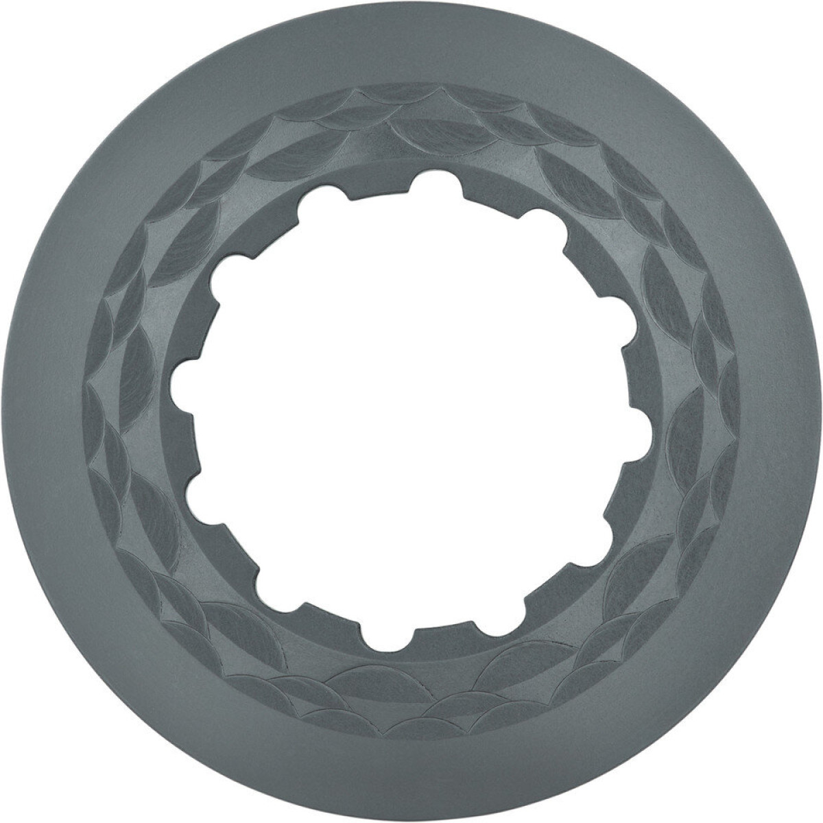 AbsoluteBlack Ultimate centra bloķēšanas gredzens | 12 mm Thru-Axle | Pelēks