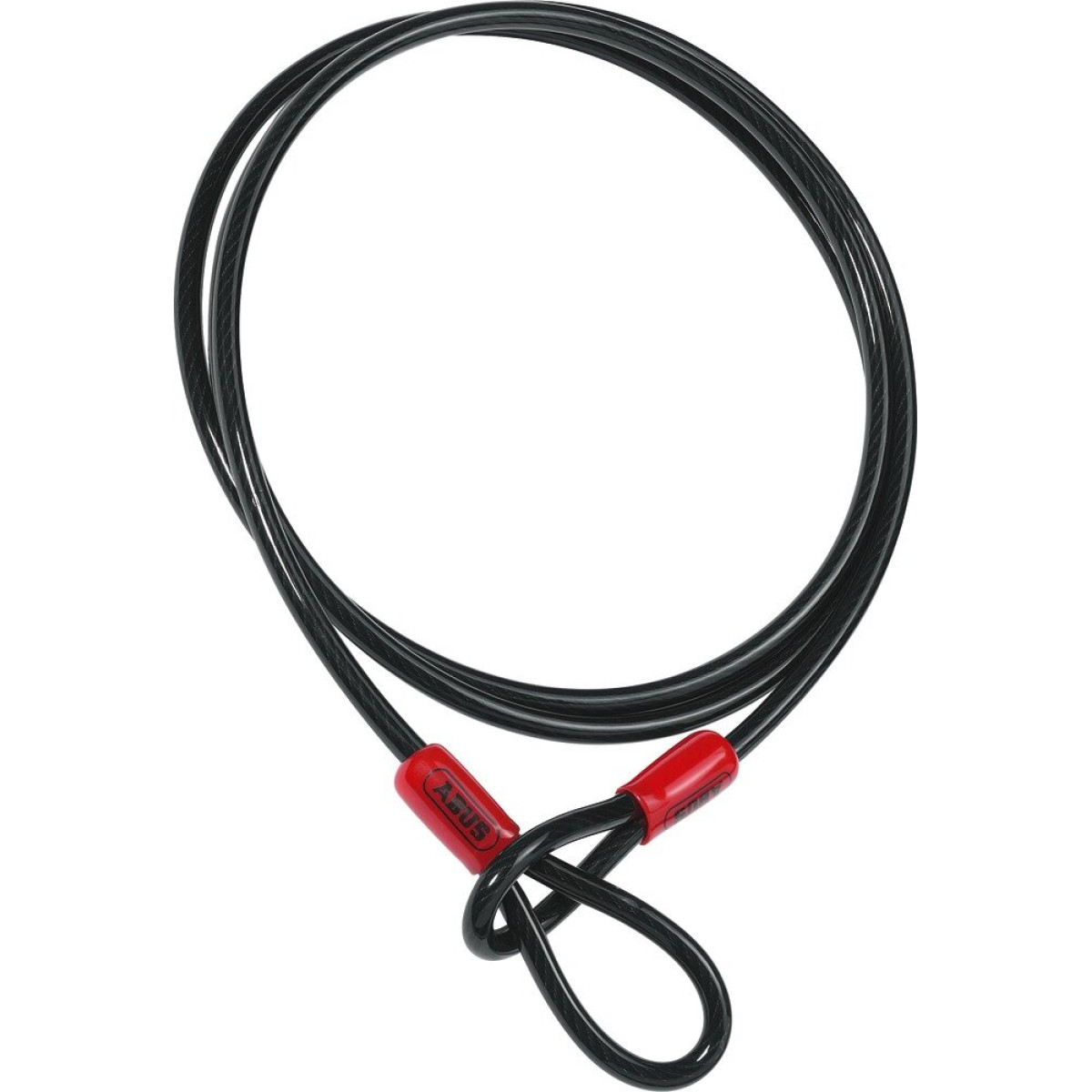 Abus Cobra 12/180 tērauda kabelis | Melns