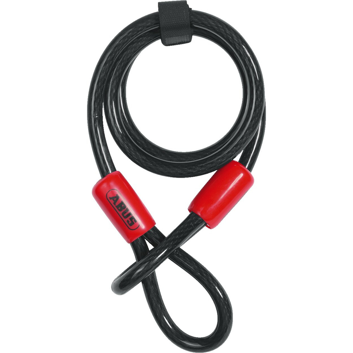 Abus Cobra 12/120 tērauda kabelis | Melns