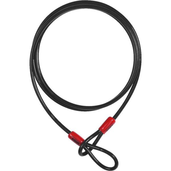 Abus Cobra 8/200 melns tērauda kabelis