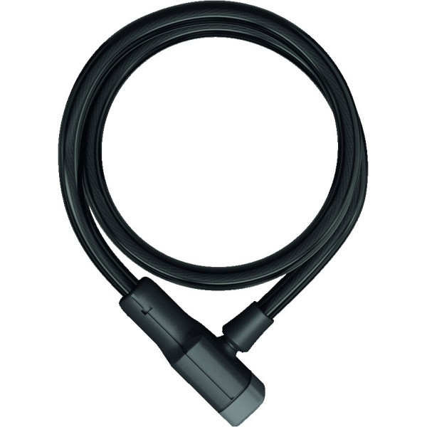 Abus Racer 6412K/85 Black SCMU spoles kabeļu slēdzene