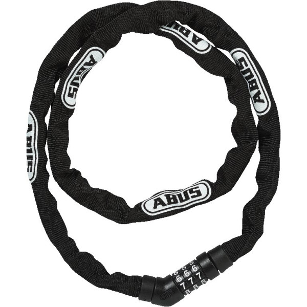 Abus Steel-O-Chain 4804C/110 melna ķēdes slēdzene