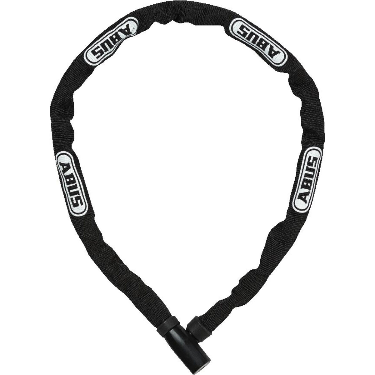 Abus Steel-O-Chain 4804K/75 Melna ķēdes slēdzene