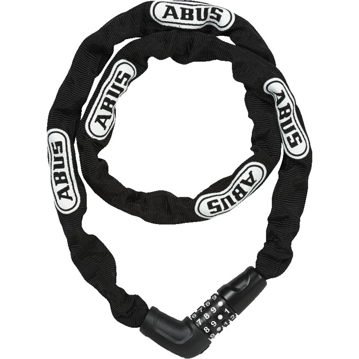 Abus Steel-O-Chain 5805C/110 melna ķēdes slēdzene