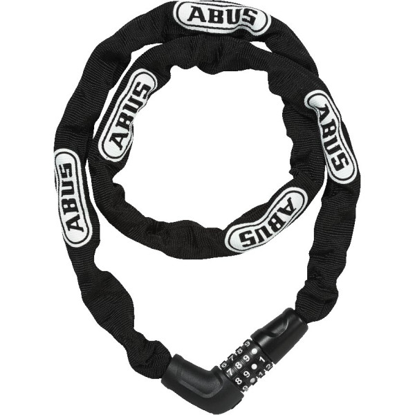 Abus Steel-O-Chain 5805C/110 melna ķēdes slēdzene