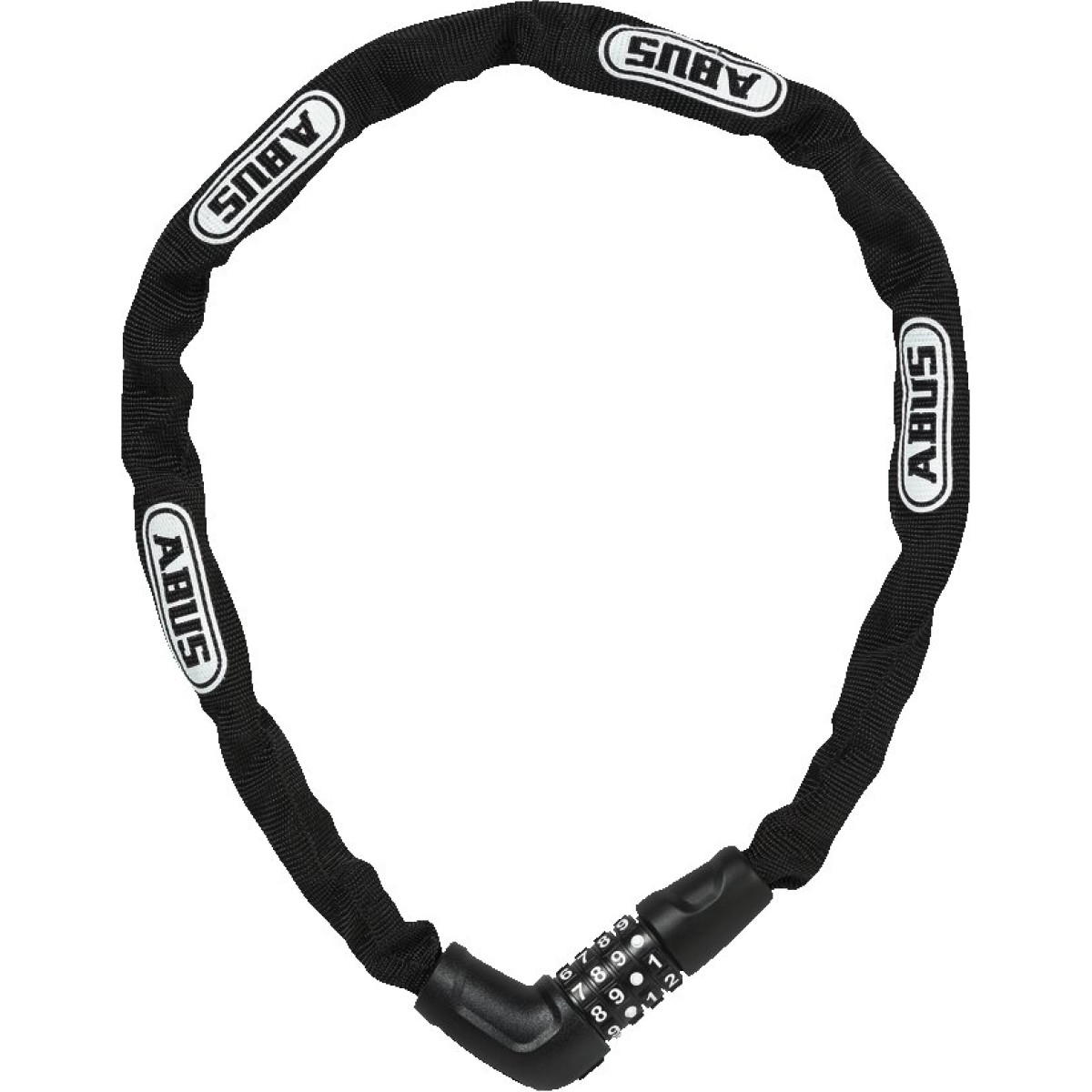 Abus Steel-O-Chain 5805C/75 melna ķēdes slēdzene