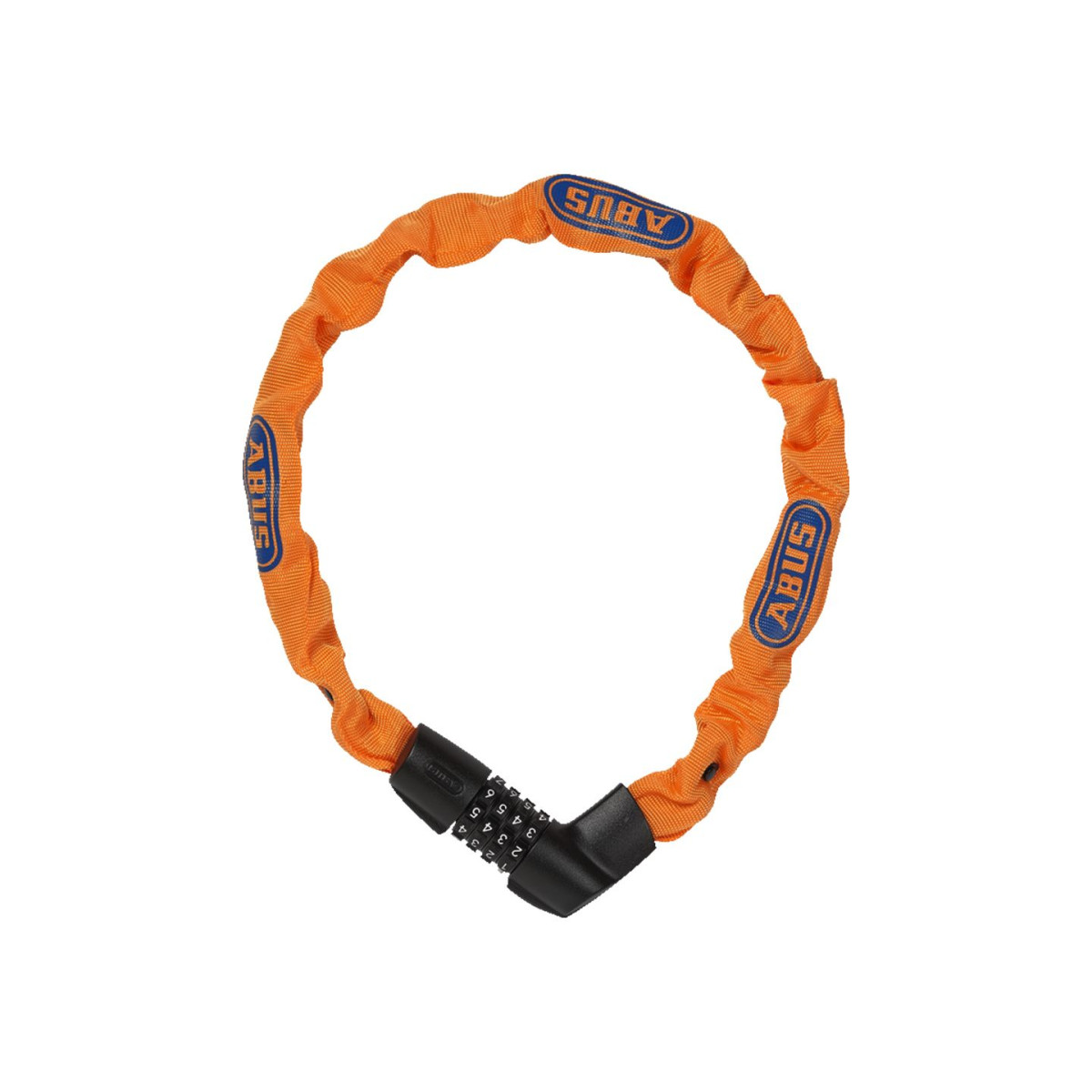 Abus Tresor 1385/75 neona oranžas krāsas ķēdes slēdzene
