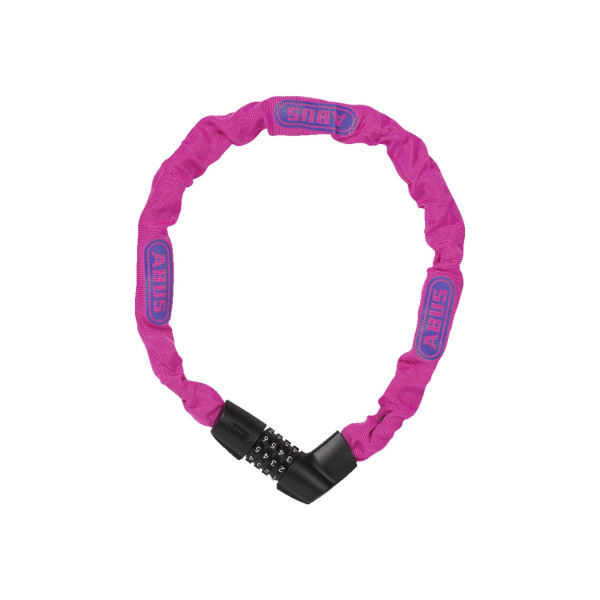 Abus Tresor 1385/75 neona rozā ķēdes slēdzene