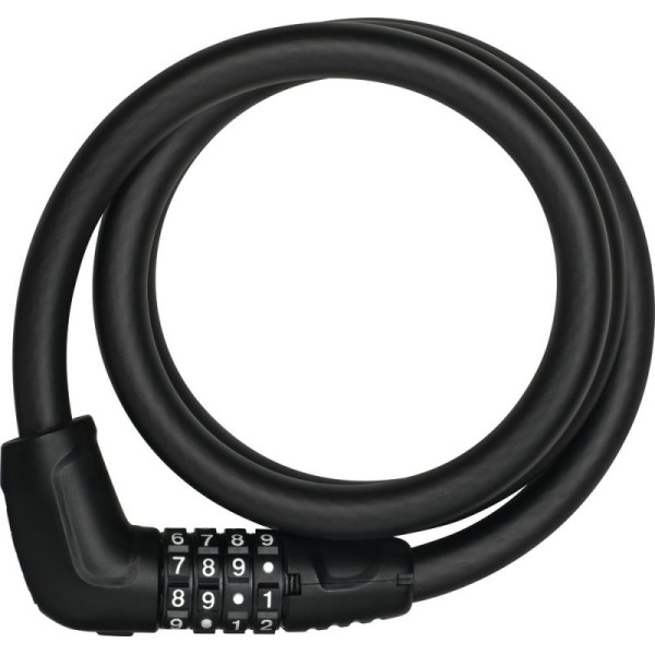 Abus Tresor 6412C/120 melna spoles kabeļu slēdzene
