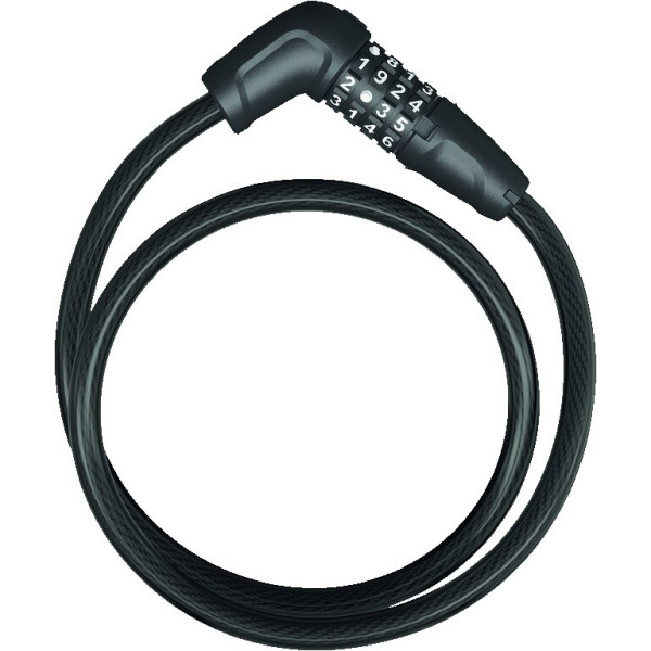 Abus Tresor 6412C/85 Black SCMU spoles kabeļu slēdzene