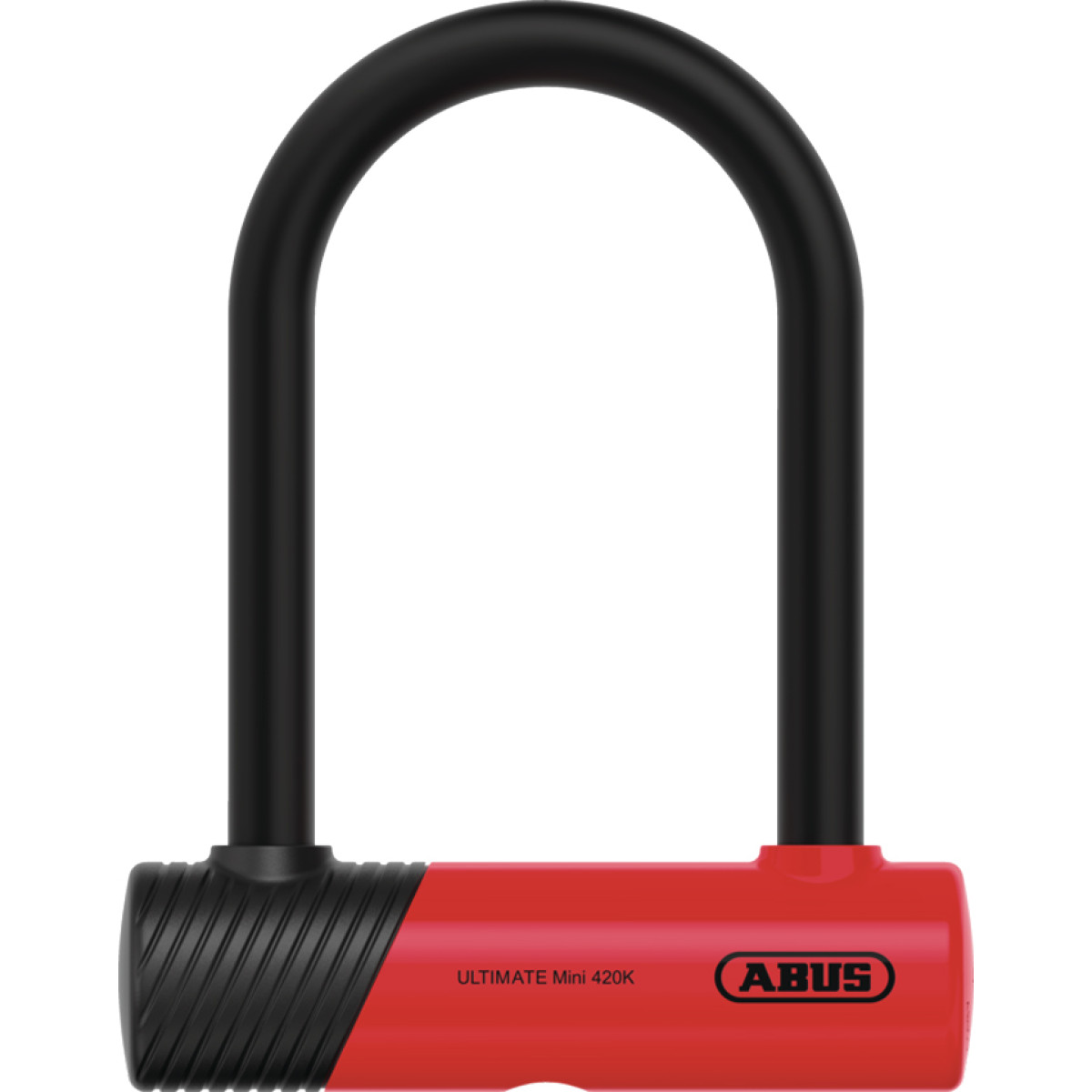 Abus Ultimate Mini 420K|150HB140 U slēdzene ar USH stiprinājumu | Black - Red