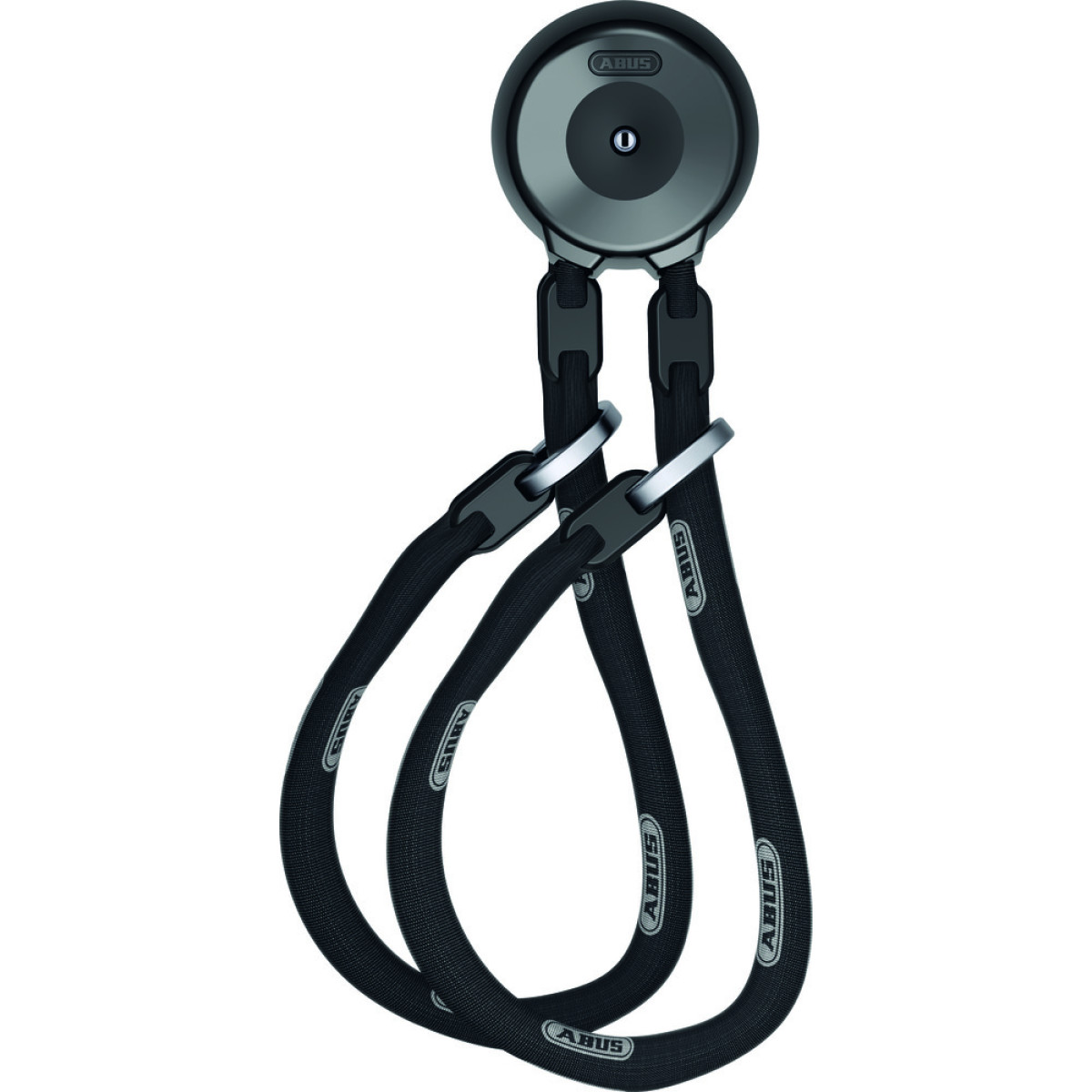 Abus WCH90 + 9KS/130 Twin kēdes slēdzene | Black