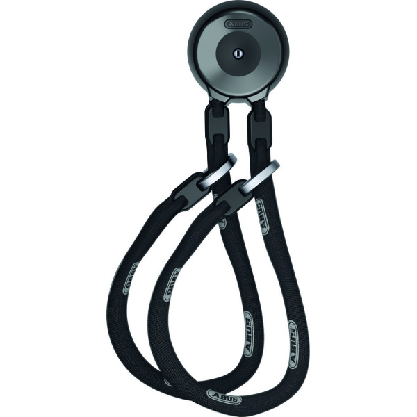 Abus WCH90 + 9KS/130 Twin kēdes slēdzene | Black Abus WCH90 + 9KS/130 Twin kēdes slēdzene | Black