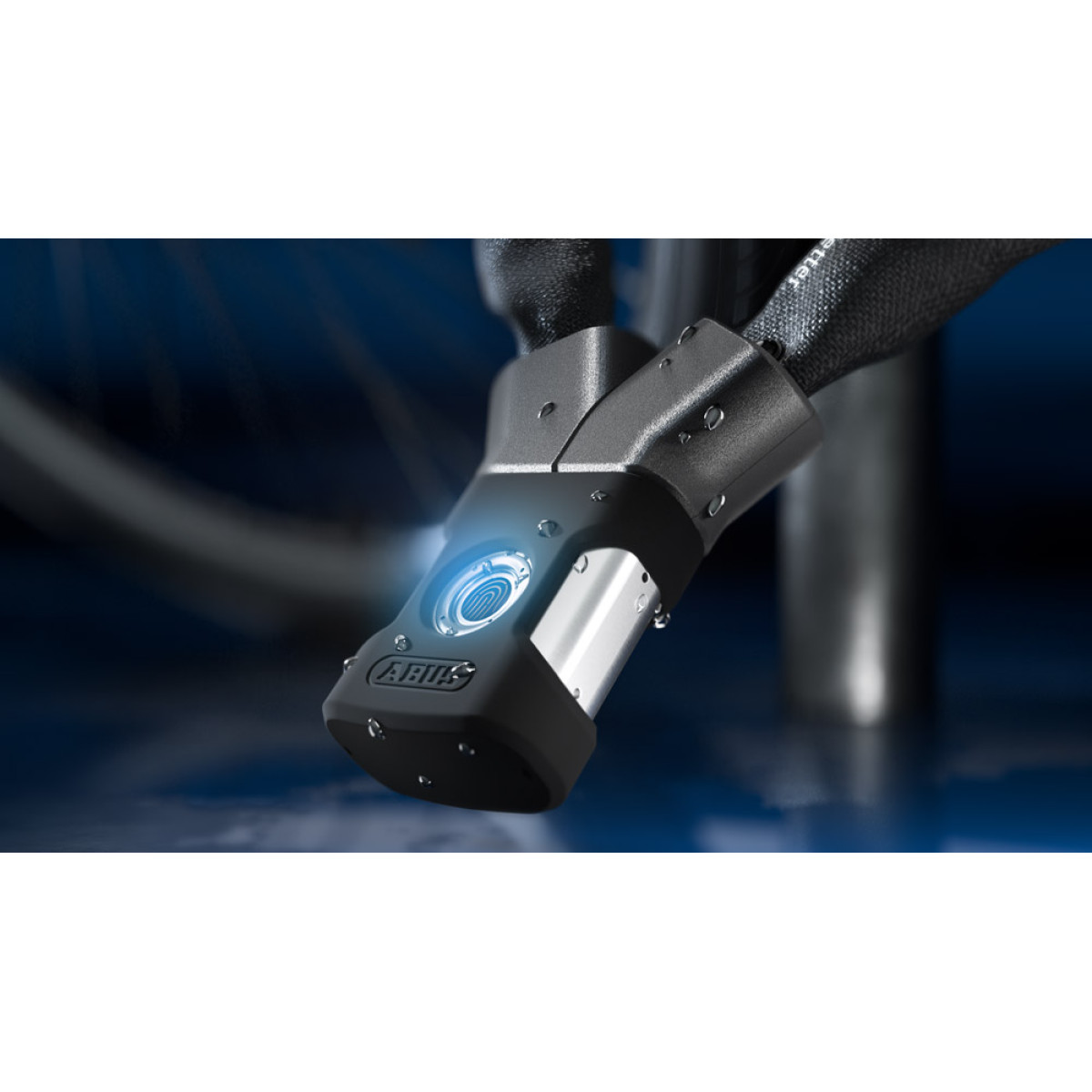 Abus Yardo Fingerprint 7807F/85 kēdes slēdzene | Black