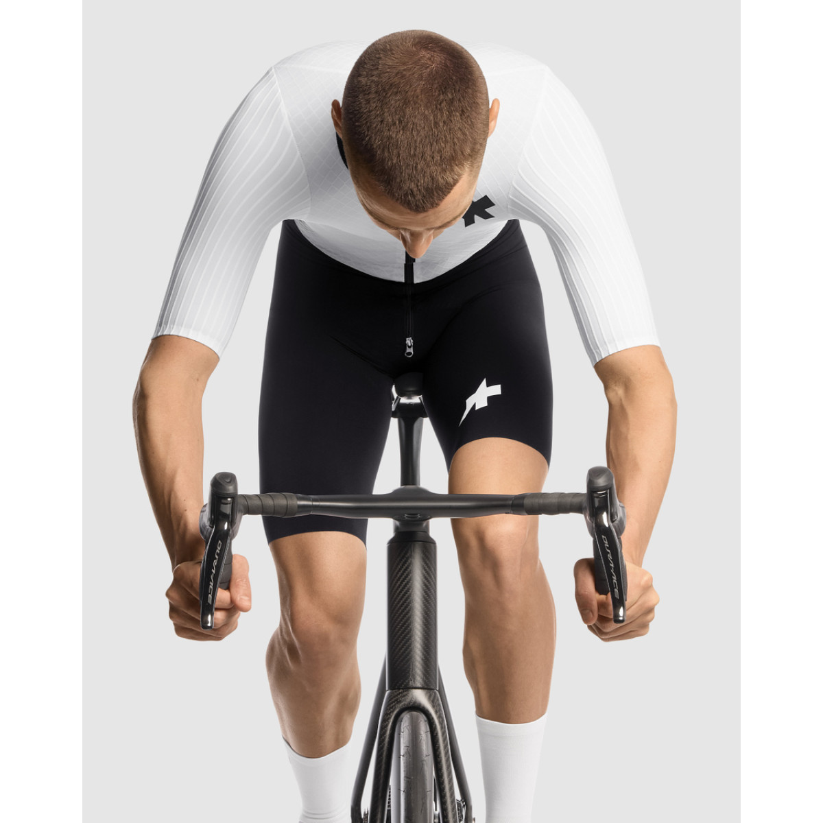 Assos Equipe RSR Bolide S11 Speedsuit Riteņbraukšanas ātruma kombinezons | White Series