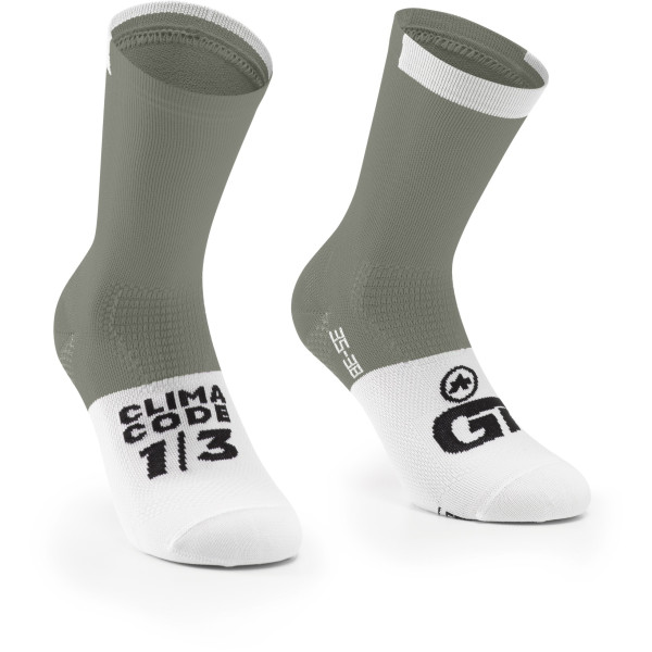 Assos GT c2 zeķes | Titan Green