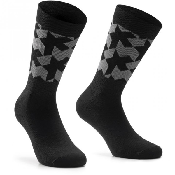 Assos Monogram EVO zeķes | Melnas