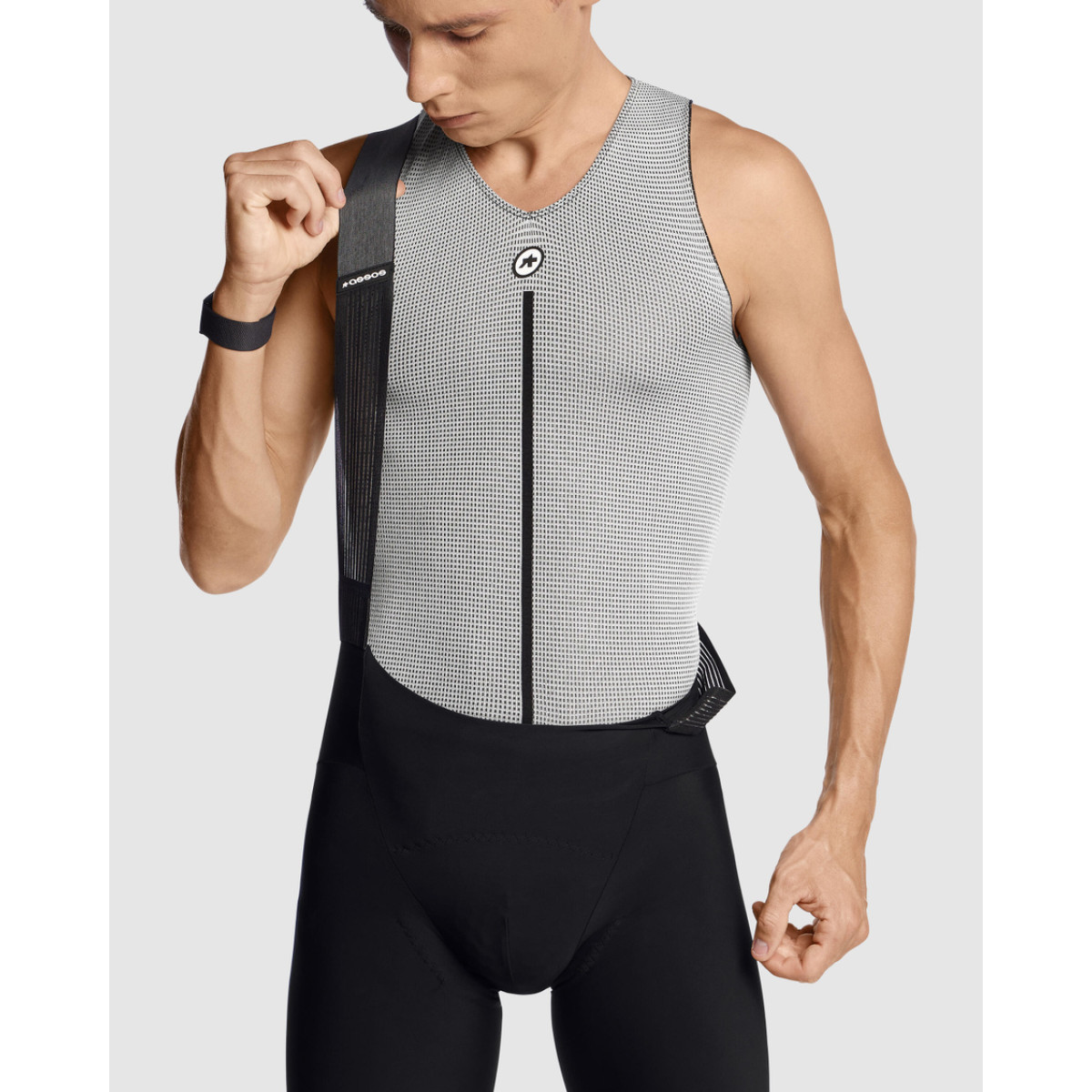 Assos Summer P1 Man's NS krekls | Grey Series