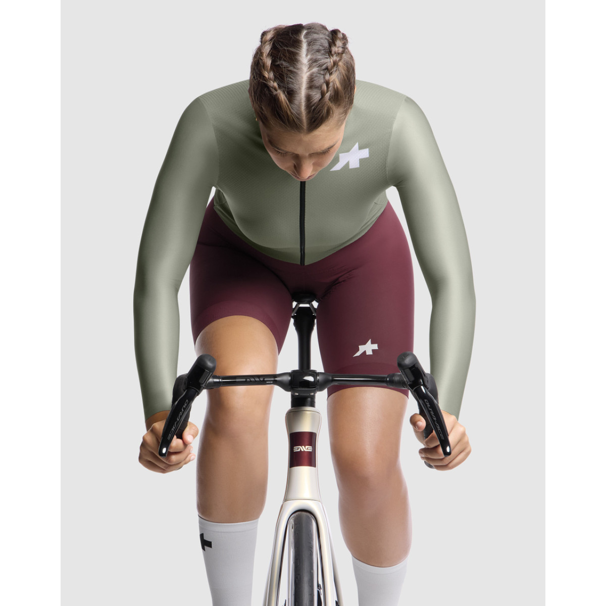 Assos Uma GT S11 EVO LS sieviešu krekls | Edge Green