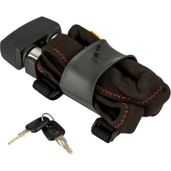 AXA Foldable 800 Key 100/0.8 saliekamā slēdzene | Black