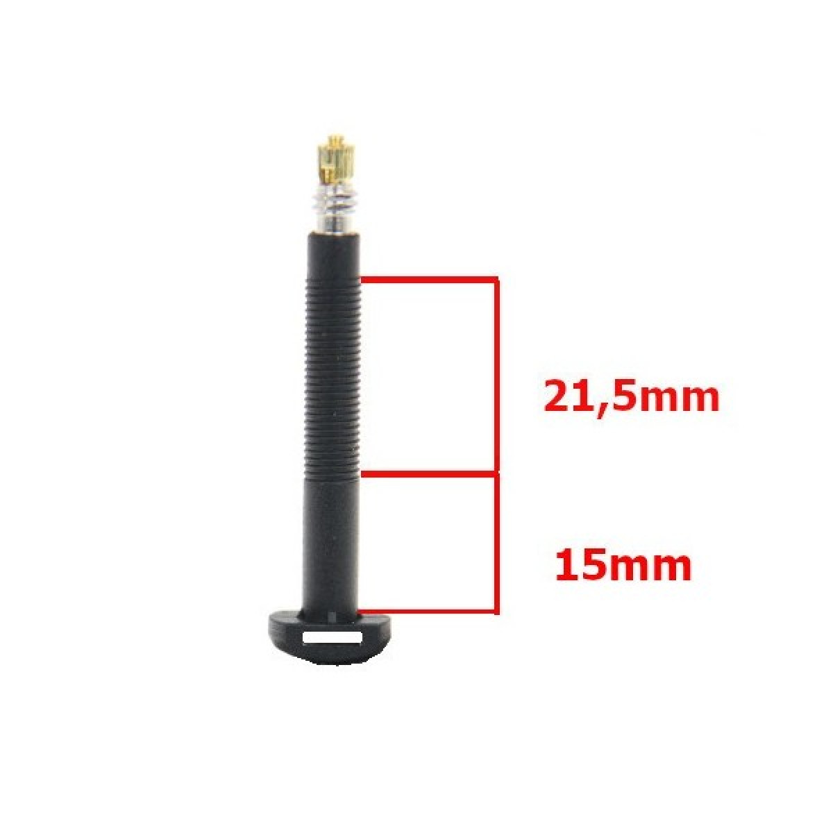 Barbieri Carbon bezkameru ventiļu komplekts | SV 45 mm | 2 gab | Melni