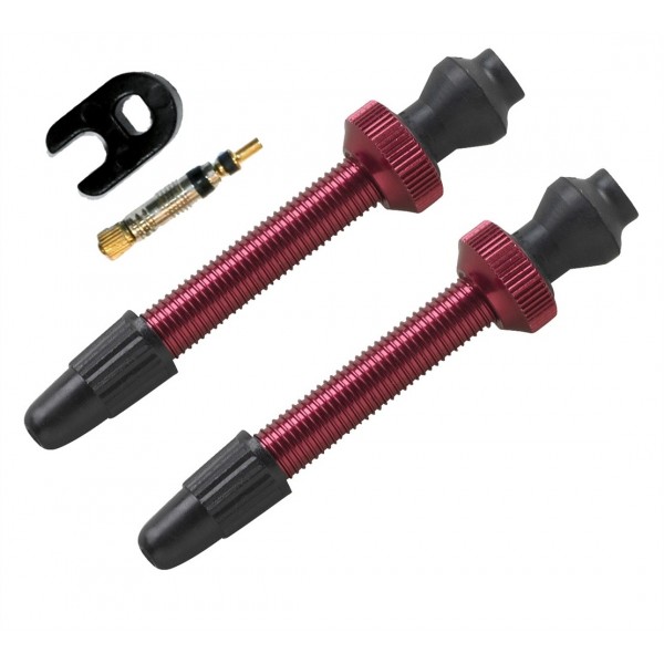Barbieri ventiļu komplekts | SV 45mm | 2 gabali | Sarkans