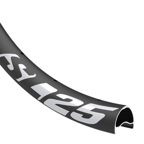 BlackJack SL 25 ASY Gravel 28'' alumīnija aploce | Melns