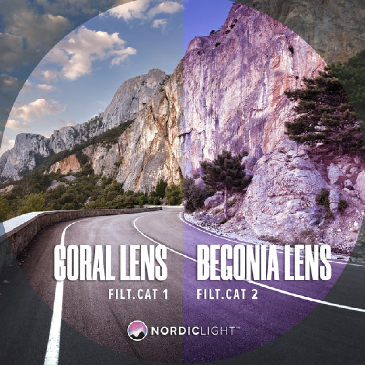 BLIZ Fusion/Matrix Small briļļu stikls | Nano Optics - Nordic Light | Pink Blue Mirror