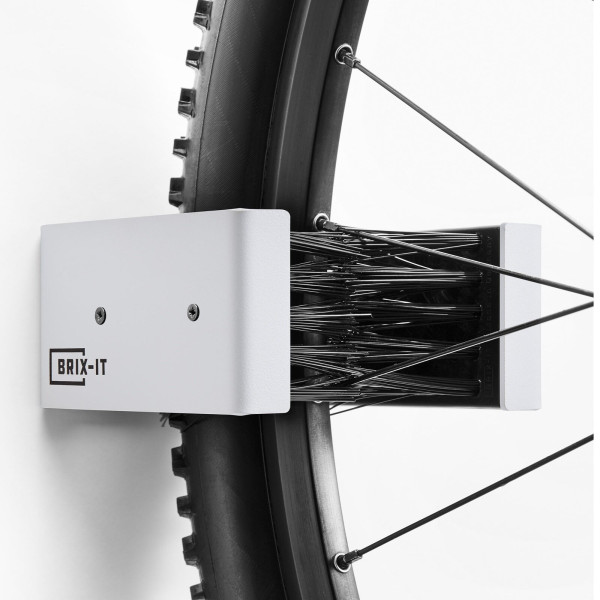 BRIX-IT velosipēdu statīvs Velo pakaramais turētājs pie sienas | White