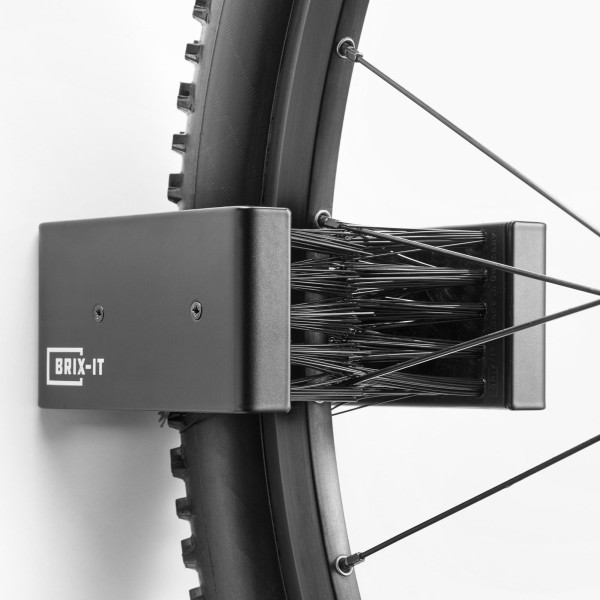BRIX-IT velosipēdu statīvs Velo pakaramais turētājs pie sienas | Melns