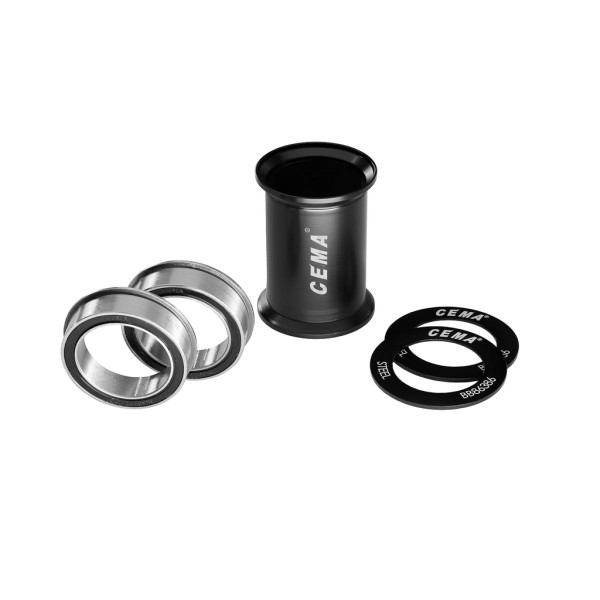 Cema centra gultņi | FSA386/Rotor/Raceface 30 mm | PressFit BB86-BB92 | Ceramic | Black