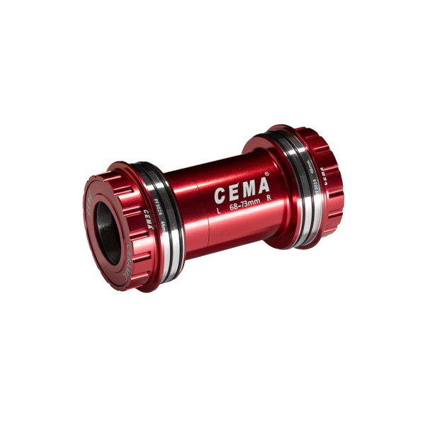 Cema centra gultņi | Shimano | PressFit PF30 68/73 mm | Ceramic | Red