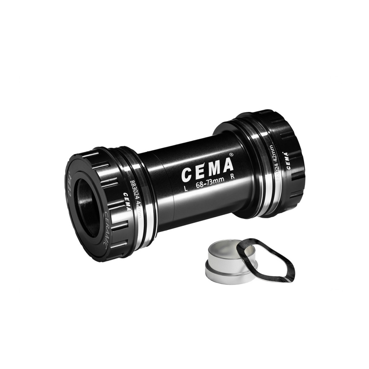 Cema centra gultņi | SRAM GXP | BB30 68/73 mm | Ceramic | Black