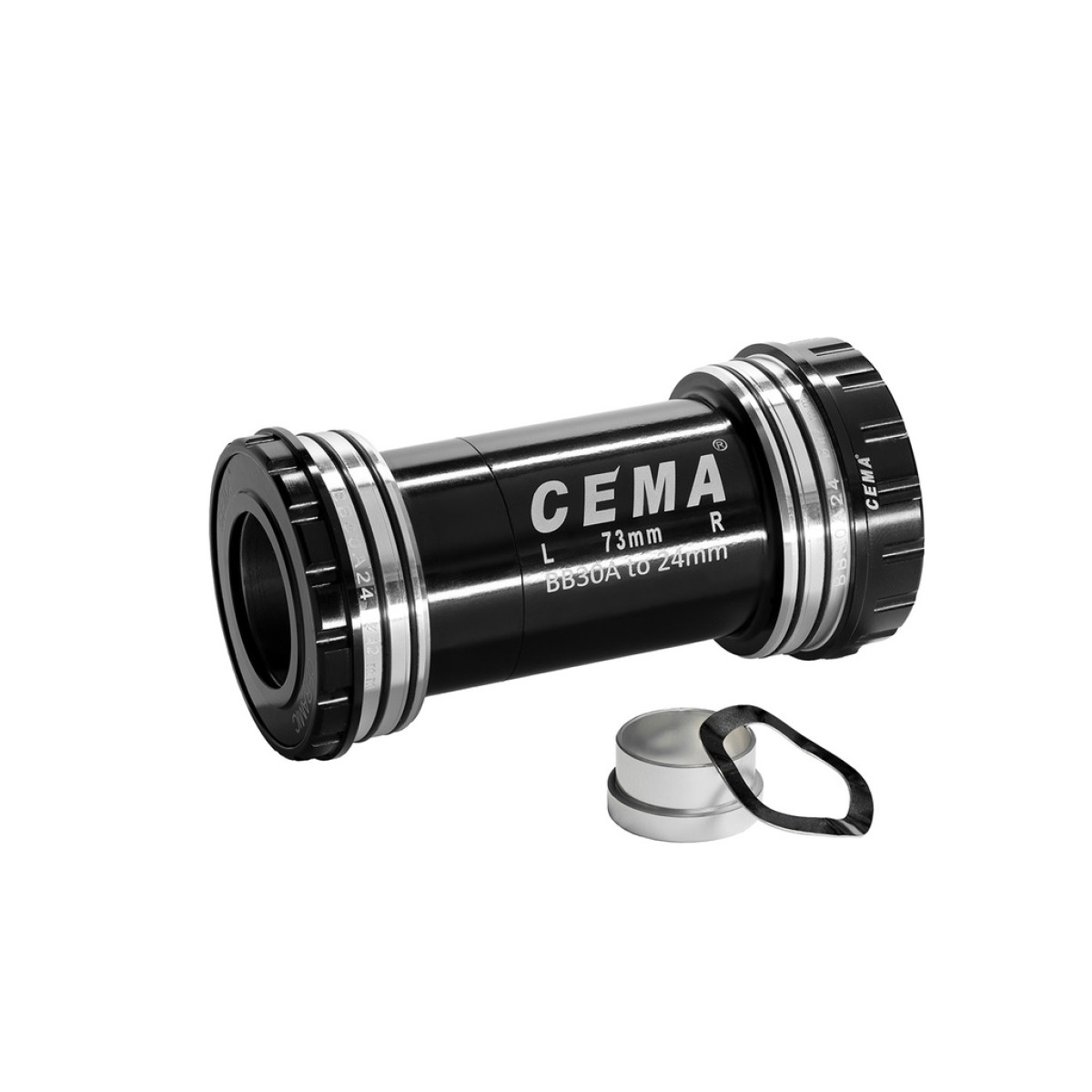 Cema centra gultņi | SRAM GXP | BB30A 73 mm | Ceramic | Black