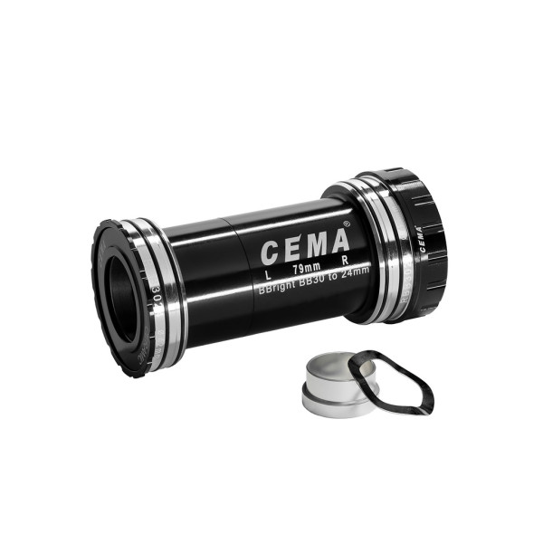 Cema centra gultņi | SRAM GXP | BBright46 79 mm | Nerūsējošais tērauds | Melns