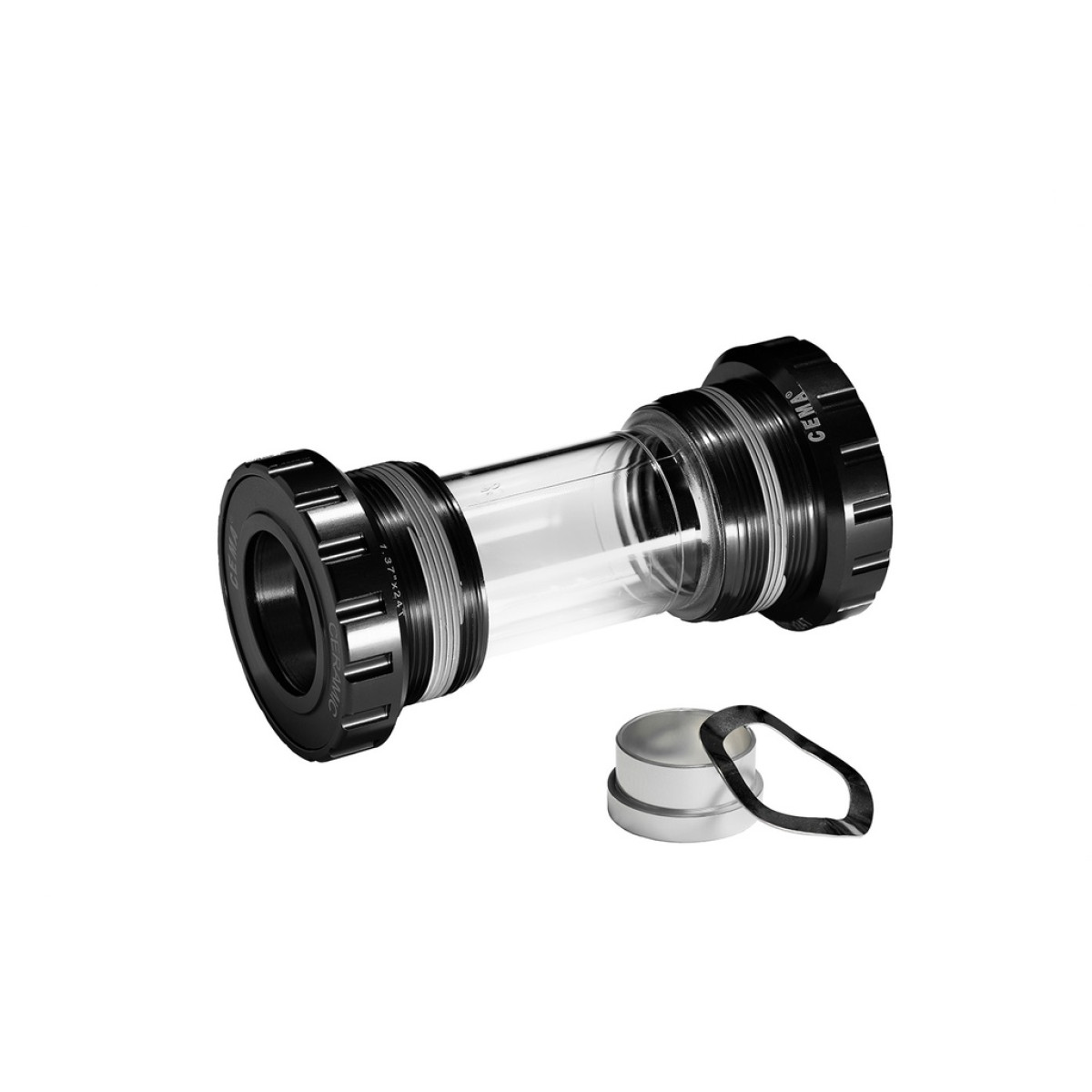 Cema centra gultņi | SRAM GXP | BSA 68/73 mm | Nerūsējošais tērauds | Melns