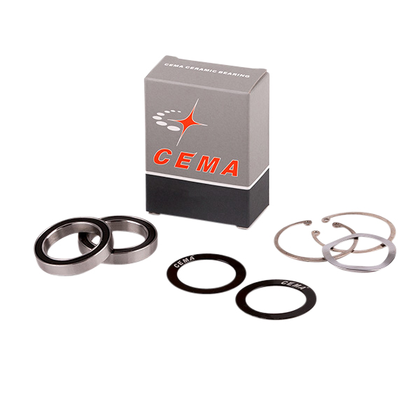 Cema centra gultņi | BB30/PF30 | BB30 68/73 mm | Ceramic | Black