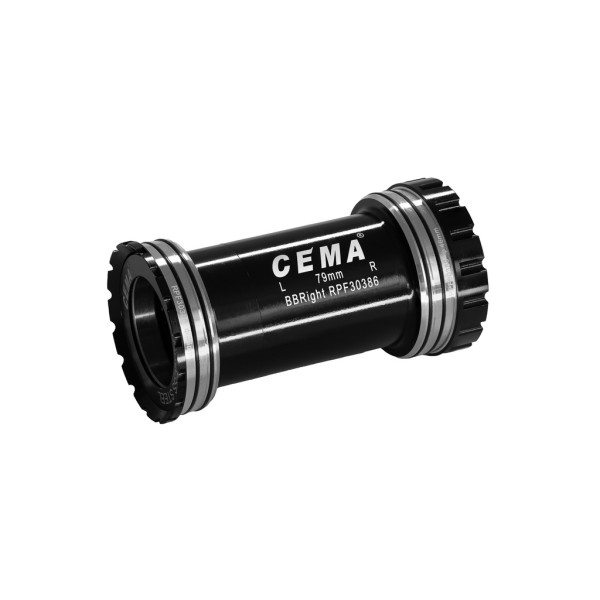 Cema centra gultņi | PRAXIS M30 | BBright46 79 mm | Nerūsējošais tērauds | Melns