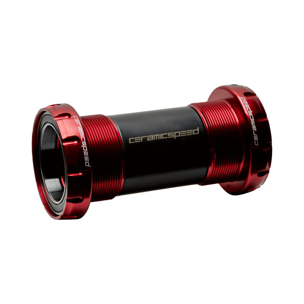 CeramicSpeed Road centra gultņi | SRAM DUB | BSA 68 mm | Pārklāts | Sarkans