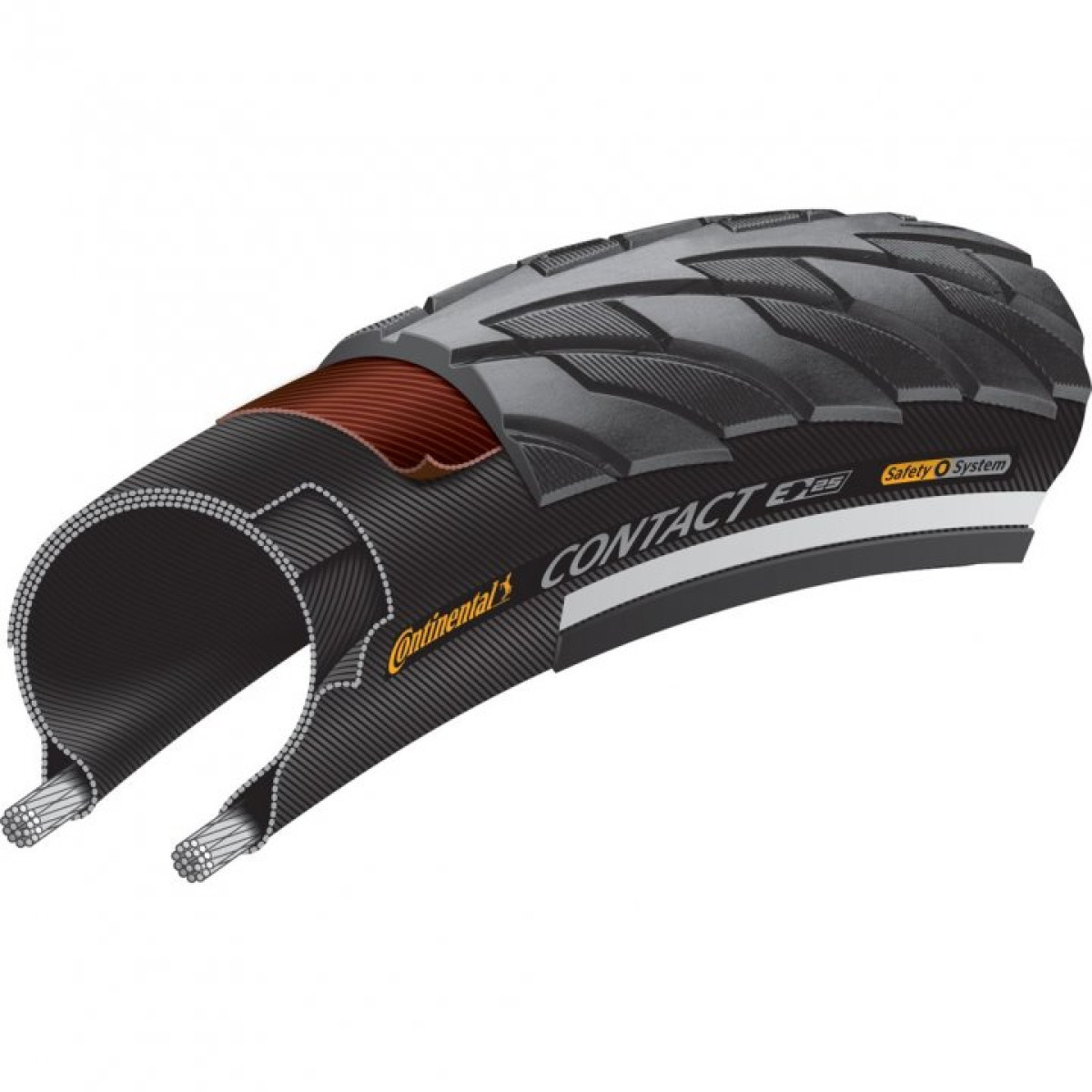 Continental Contact 28" Reflex riepa | Black