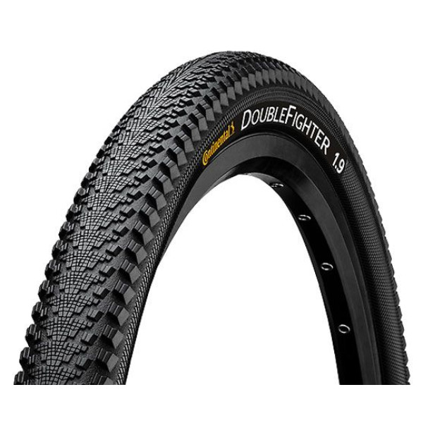 Continental Double Fighter III 26" riepa | Black - Black Continental Double Fighter III 26" riepa | Black - Black