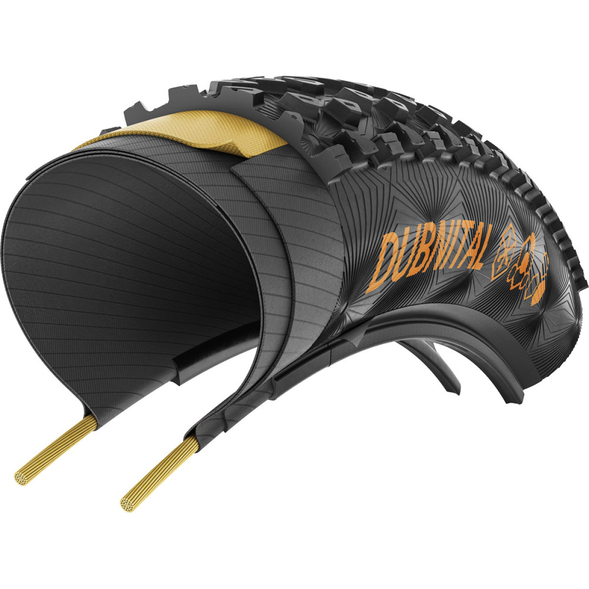 Continental Dubnital Race Grip 29" TR E-25 salokāma riepa | Black