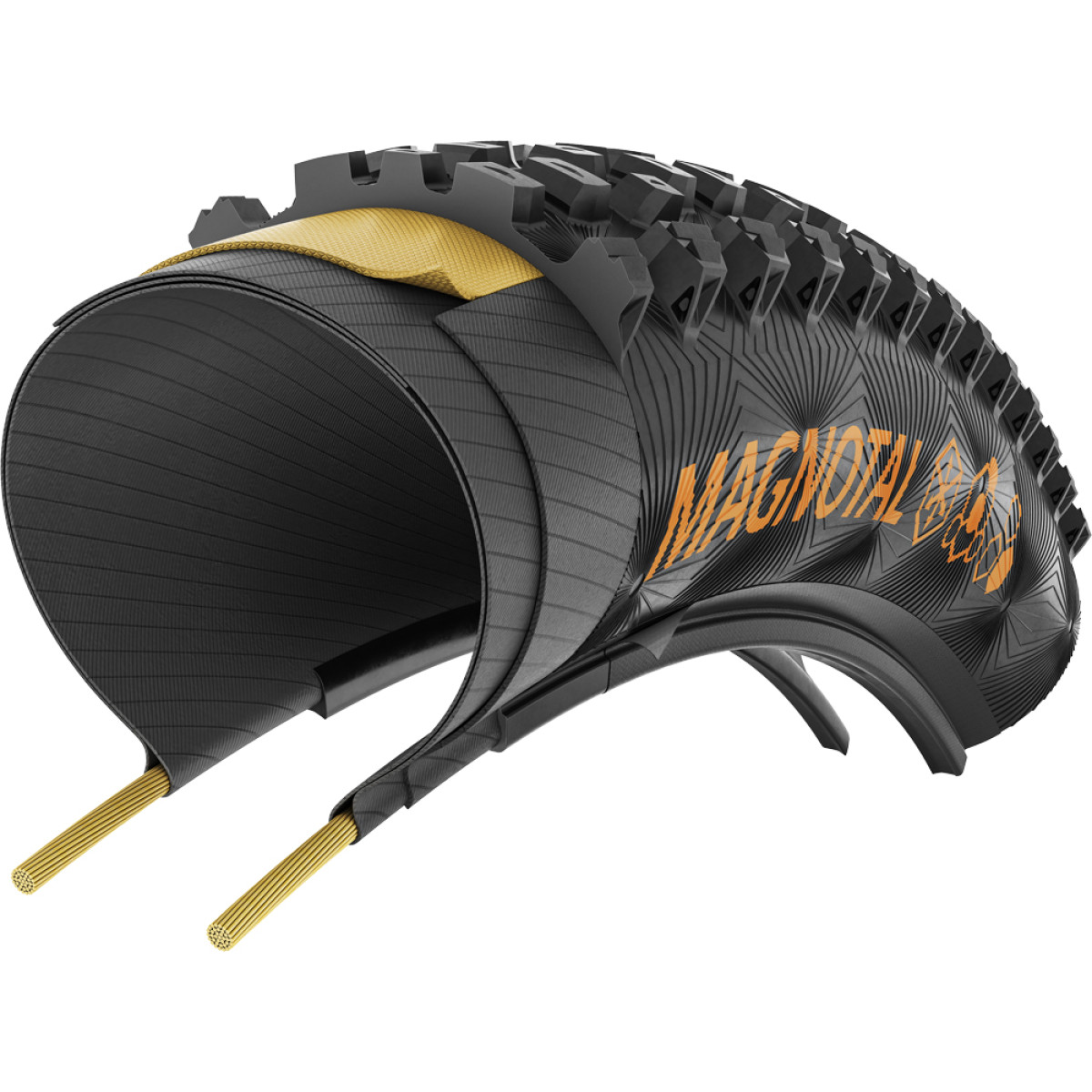 Continental Magnotal Trail Soft 27.5" TR E-25 salokāma riepa | Black