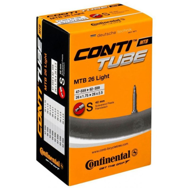 Continental MTB 26" Light kamera | SV 42mm | 47/62-559 Continental MTB 26" Light kamera | SV 42mm | 47/62-559