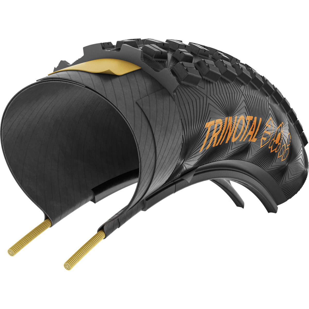 Continental Trinotal Trail Grip 27.5" TR E-25 salokāma riepa | Black