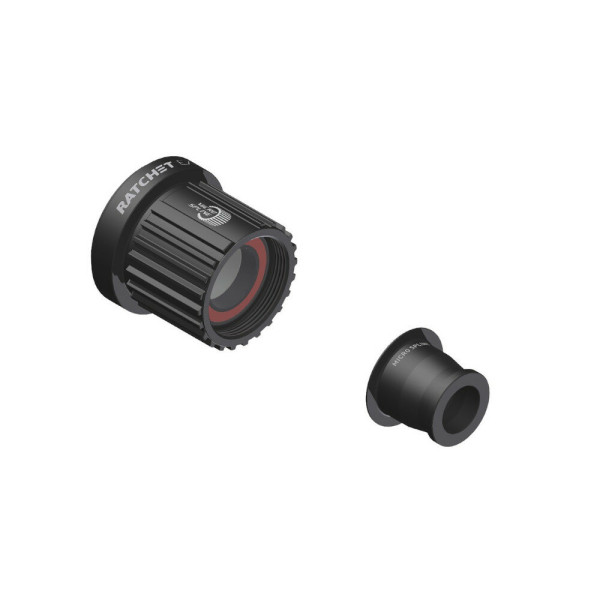 DT Swiss brīvskrūve ar gala vāciņu | Ratchet EXP | Shimano Micro Spline MTB | 12 ātrumu | 12x142/148 mm