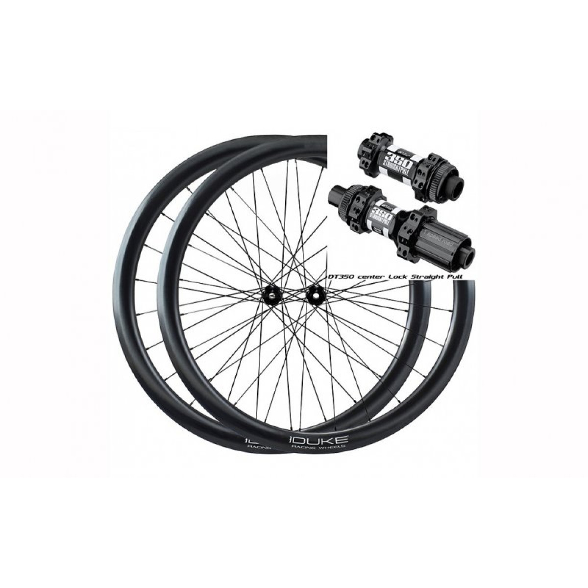 Duke 700c Baccara 48C SLS2 disku ratu komplekts | DT 350 SP Shimano 11S