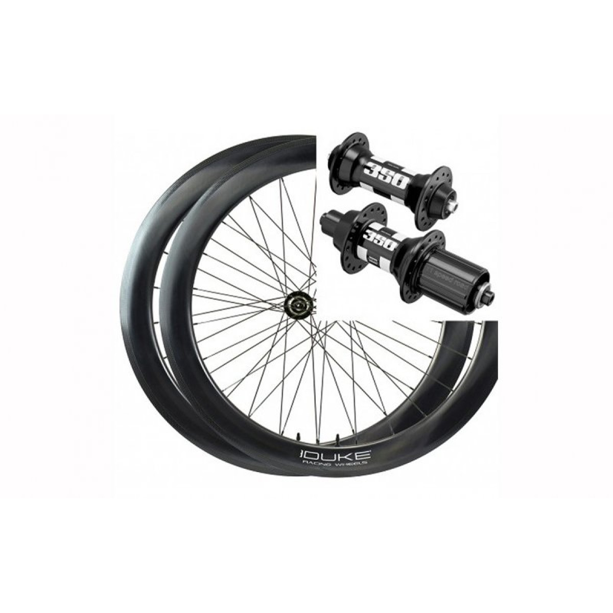 Duke 700c Baccara 56C SLS2 loka bremžu ratu komplekts | DT 350 JB Shimano 11S